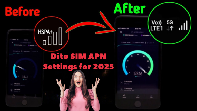 Dito SIM APN Settings for 2025